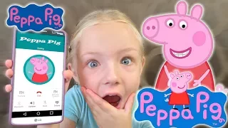 Calling Peppa Pig *OMG* She Answers!!! She Can't Whistle in My Hello Kitty Car (Skit)