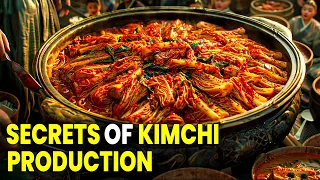 Korean Kimchi Mass Production - How To Make Kimchi - Kimchi Process - 韓国キムチ || Howdy Pardner