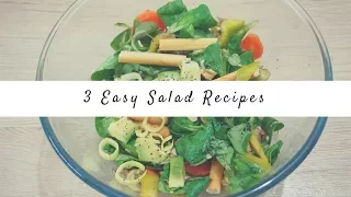 3 Idee per insalate semplici e veloci - 3 Easy salad recipes