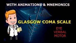GLASGOW COMA SCALE (GCS) made easy (with ANIMATIONS & MNEMONICS)!!