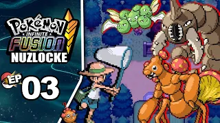 Bug Type Fusions are SCARY!! | Pokémon Infinite Fusion Nuzlocke Ep: 3