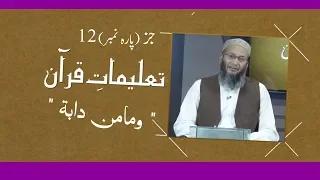 TQ15 | Taleemat-e-Quran | Parah 12 | Shuja Uddin Sheikh