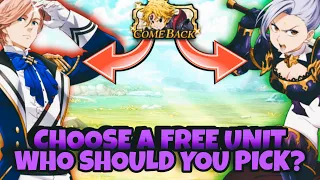 WHICH *FREE* UNIT SHOULD YOU PICK FROM THE HOMECOMING BANNER? Seven Deadly Sins - Grand Cross