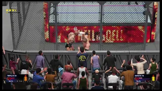 WWE 2K19 TRIPLE H VS BATISTA HELL IN A CELL!!!