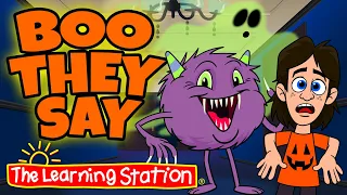 Boo They Say ♫ Halloween Song For Children ♫ Kids Songs by The Learning Station