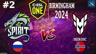 Spirit vs Heroic #2 (BO2) ESL One Birmingham 2024