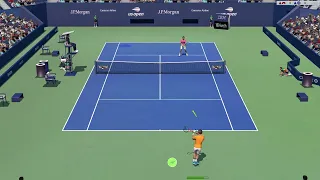 Full Ace Tennis Simulator with FA Mod 1.6: Rafael Nadal vs Carlos Alcaraz: 3-6