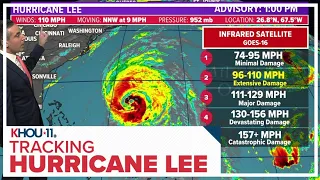 Tropical update: Hurricane Lee latest path, intensity