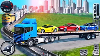 Cars Transporter Truck Driving Simulator - Cargo Transport Multistory Vehicle - Android GamePlay