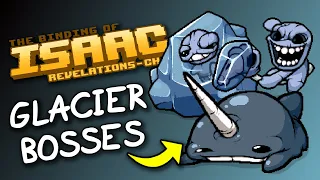 ALL Glacier Bosses And Mini-Bosses! (Isaac Revelations | Repentance)