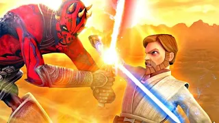 Kenobi & Ventress vs Maul & Savage [4K HDR] - Star Wars: The Clone Wars