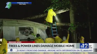 Mobile Home Storm Damage in Rankin County