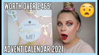 GLOSSYBOX ADVENT CALENDAR 2021 UNBOXING...WORTH PICKING UP? | makeupwithalixkate