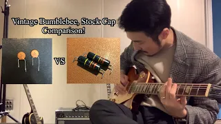 Vintage Bumblebee & Stock Cap Comparison!