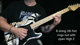 How to play Van Halen We Die Bold on guitar