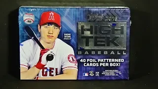 2018 Topps High Tek Baseball Hobby Box Break! Awesome!