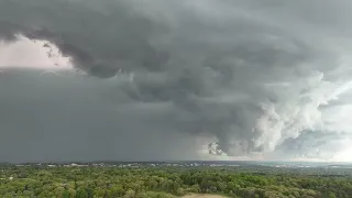 2024.05.07 Timelapse of thunderstorm coming towards west Madison