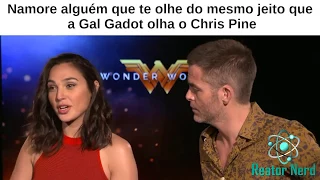 Momentos Gal Gadot e Chris Pine