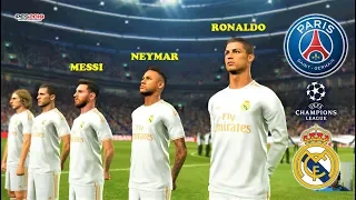 PES 2019 | How Real Madrid Could Line Up With MESSI, RONALDO, NEYMAR? | UEFA Champions League