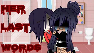 Her last words //GCMV// Ft @savvyplayz gacha:3 Warning 🚧16+🚧