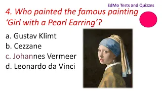 FAMOUS PAINTINGS AND PAINTERS. GK Picture Quiz: Famous Paintings.Who painted these famous paintings?