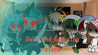 Deku and Eri sing River | Gacha Life | Amikko