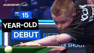 ‘What a debut!’ 15-year-old Stan Moody too good for Lu Ning | Eurosport Snooker