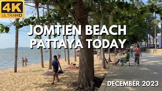 [4K] Jomtien beach. Pattaya BEST view. Thailand today