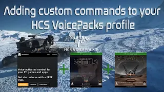 Elite Dangerous - Adding custom commands to your HCS VoicePack profile