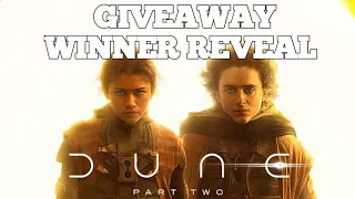 Dune Part Two Digital Code Giveaway WINNER REVEAL