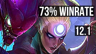 KHA'ZIX vs DIANA (JNG) | Rank 2 Kha, 73% winrate, Rank 8, 12/2/11 | TR Grandmaster | 12.1