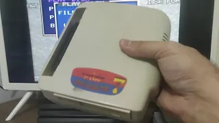 conheça o super UFO PRO 8 copiava jogos de super Nintendo para disquetes 3,5 polegadas 1,44MB