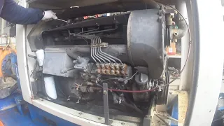 deutz 6 Cylinder engine model.. TCD 914 L 06. remove injector and injection pump... #deutz #kuwait.