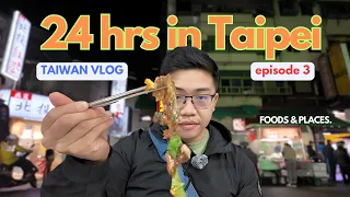 TAIWAN VLOG 🇹🇼 | More EATING and EXPLORING in TAIPEI! (beef noodle soup, temples, & oyster omelet)