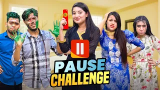 রাকিব অন্তরার চুল কেটে দিলো | Pause Challenge With My Family | Brother Vs Sister | Rakib Hossain