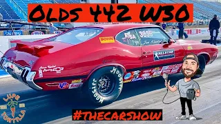 1970 Oldsmobile 442 W30 | NHRA Stock Eliminator Drag Racing | Jim Kaekel 2023 Joliet | 455 Olds