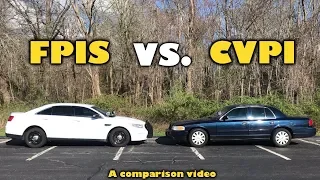 Crown Victoria Police Interceptor Vs. Ford Police Interceptor Sedan (comparison)