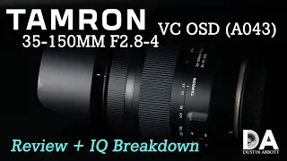 Tamron 35-150mm VC OSD:  Review and IQ | 4K