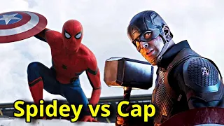 Spider-Man vs Captain America Explained In HINDI | Captain America & Spiderman Comparison In HINDI