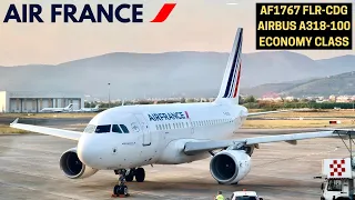 AIR FRANCE AF1767  FLORENCE FLR ✈ PARIS CDG (AIRBUS A318-100 - ECONOMY) FLIGHT REPORT #7