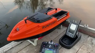 ✅ Кораблик для рыбалки Камарад GPS автопилот и эхолот Toslon TF 500 🚤 Тест драйв и обзор на воде