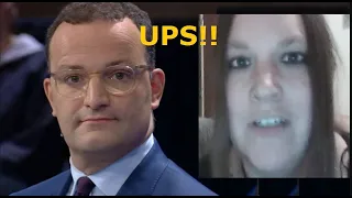 Grandios!! Mutige Krankenhauspflegerin putzt Jens Spahn herunter