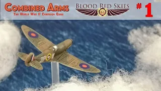 Blood Red Skies Campaign Game 1 - British Spitfire Vs German Bf-109