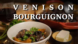 Deer Stew Recipe: Venison Bourguignon