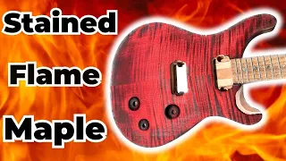 PRS Kit Staining Flame Maple  - Custom Electric Guitar Build