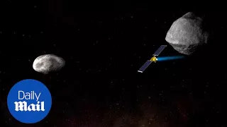 Animation shows how NASA’s DART would target and strike asteroids - Daily Mail