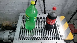 Amazing experiment! fast shredder vs coca cola, Will it explode?