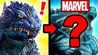 Drawing GODZILLA in a #MARVEL STYLE!