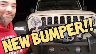 Installing a Fab Fours Stubby Bumper on our Jeep Gladiator!