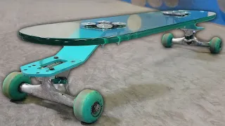 THE SUSPENSION GLASS SKATEBOARD?!